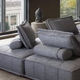 thumbnail image 2 of Diamond Sofa PLATFORMLGGR3PC 79 x 41 x 34 in. Platform Square Modular Lounger, Grey Fabric - 3-Piece, 2 of 6