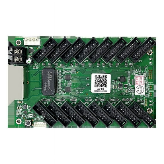 HOT! A716 Receiving Card 75E Full-Color LED Display Video Wall Controller Onboard HUB75Ex16 for Led