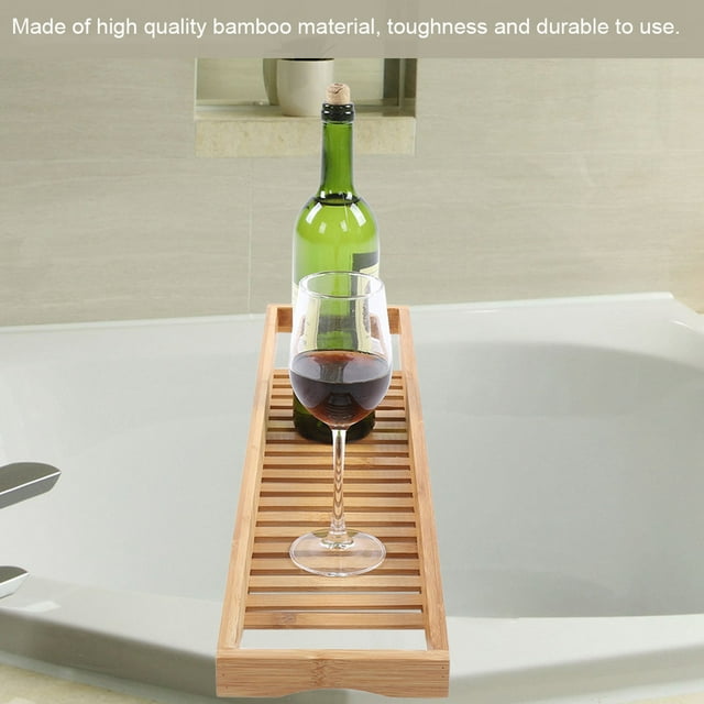 Bath Tray,Modern Bamboo Bath Tray Bathtub Rack Bath Tub Tray Maximized Efficiency
