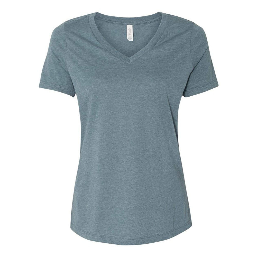 Ladies' Relaxed Jersey Short-Sleeve V-Neck T-Shirt | Walmart Canada