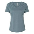 thumbnail image 1 of T-Shirt Décontracté à Manches Courtes Col en V pour Femmes, 1 of 2