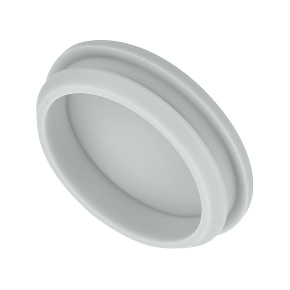 1pcs Silicone Snap in Locking Hole Plugs,48.6mm/1.9 Inch Mounting Diameter Narrow Groove Seal Round Grey