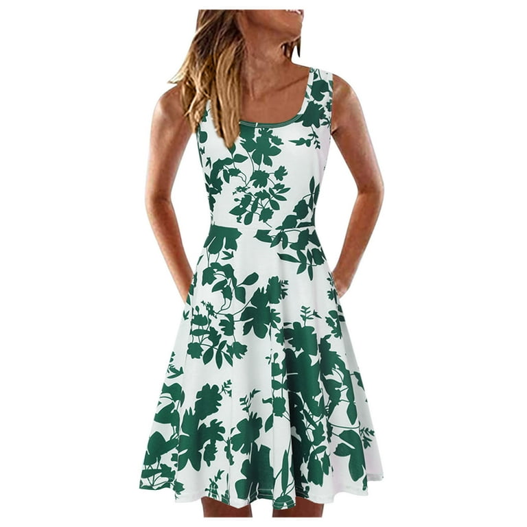 Women'S Casual Long-Sleeved Floral Print And Elegant Temperament Waist  Dress Summer Dresses for Tall Women Same Day Delivery Dress Cotton Dresses  for