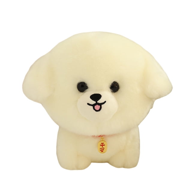 Chien en Peluche Husky, Poupée Chiot Réaliste Douce pour Enfants, Compagnon de Canapé et Cadeau
