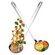 thumbnail image 4 of ColoMX 2pcs cucharas de olla caliente Cuchara y colador de sopa de acero inoxidable Cucharón de cocina Utensilios de cocina para el restaurante casero, 4 of 7