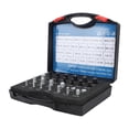 thumbnail image 2 of HUGFEGWE Nut Bolt Thread Checker, Thread Checker Kit, 26Pcs High Accuracy Carbon Steel ABS Nut and Thread Gauge Set for Detecting, Nut & Bolt Assortment Sets CJB91-111480, 2 of 9