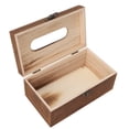 thumbnail image 1 of Caso de Almacenamiento de Toallas de Papel, Exquisita Exquisita Burnt Burnt Wood Box Box Box Aplication for Massage Shop, 1 of 7