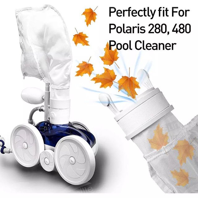Sacs pour Nettoyeur de Piscine en Nylon, Remplacement de Sac Zipper pour Polaris 280 & 480 Sac de Filtration Universel pour Sac de Nettoyage 280 Sacs de Rechange Polaris Kuyhfg Bienvenido a Kuyhfg