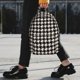 thumbnail image 2 of Easygdp Black and white houndstooth Mochila Ligera de 15 Pulgadas para Estudiantes, Mochila Cómoda para la Escuela y Viajes, Correas Ajustables, 2 of 6