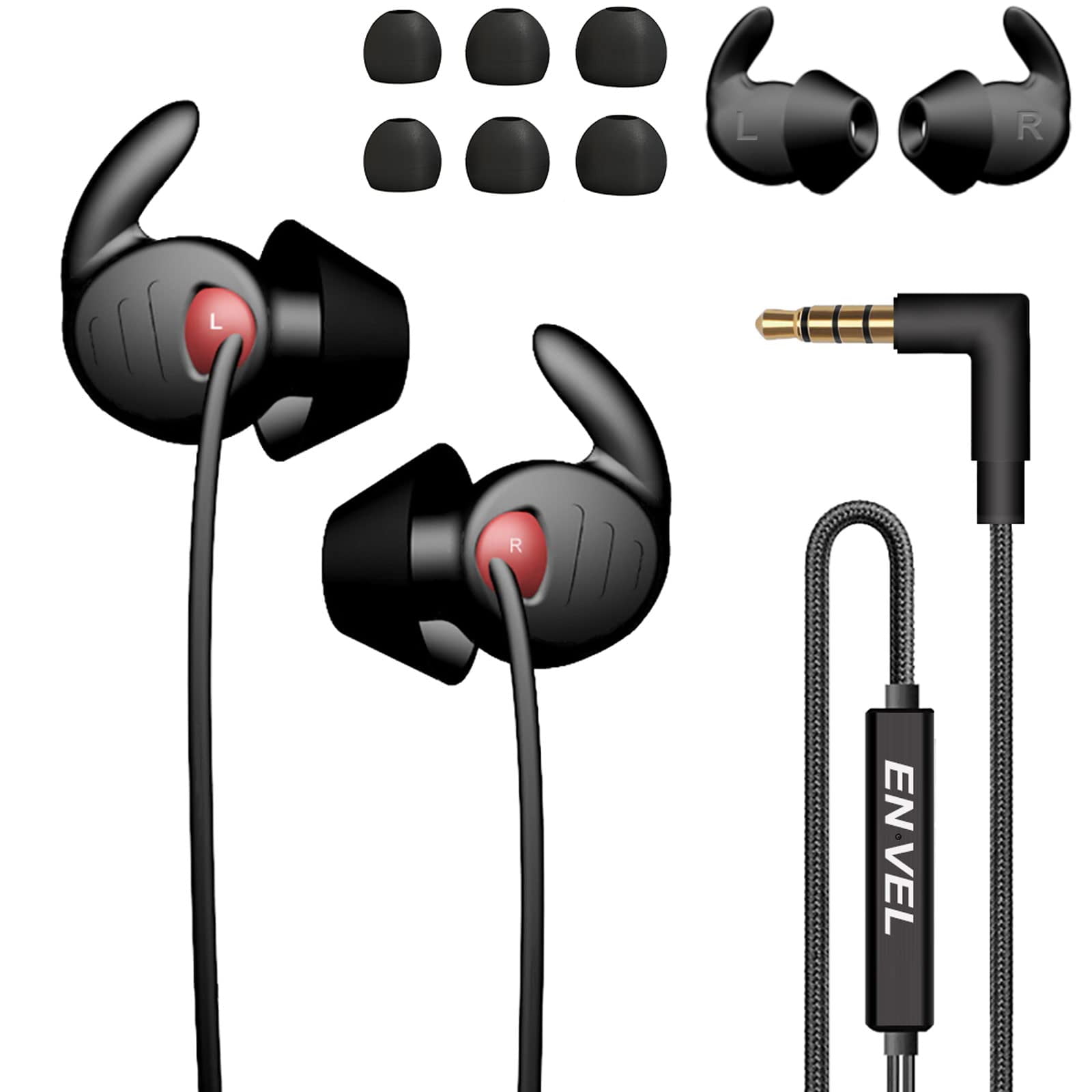 ENVEL Sleep Earphone for Side Sleeper,Ultra Soft Comfortable Noise