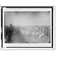 thumbnail image 2 of Historic Framed Print, [Russian soldiers guarding Siberian exiles: convicts, women, and children], 17-7/8" x 21-7/8", 2 of 9