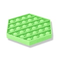 thumbnail image 1 of Tommike Hexagon Push Pop Fidget Toy Bubble Sensorial para ansiedad y alivio del estrés Necesidades especiales Autismo Aprendizaje Oficina Escuela Juego Manualidades Niños Adultos (Ceniza verde), 1 of 1