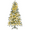 Green+White, variant on PAPROOS 6FT Pre-Lit Christmas Tree, Black Artificial Hinged Full Tree with Metal Stand, 920 Branch Tips, 280 LED Lights,11 Lighting Modes, Holiday Decoration Spruce Xmas Tree for Indoor and Outdoor