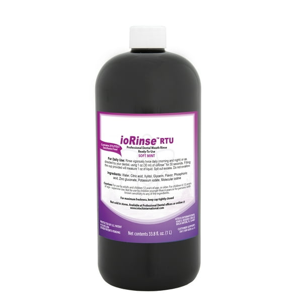 Awardwinning, Clinicallyproven Iotech ioRinse Mouthwash. New and