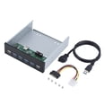 thumbnail image 1 of Hub USB de panel frontal de metal de 19 pines a 4 * USB3.0 + 2 * USB2.0 6, 1 of 8