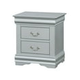 thumbnail image 1 of ACME Louis Philippe III Nightstand in Platinum, 1 of 6