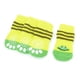 thumbnail image 1 of 2 Pairs Stripes Print Elastic Knitted Pet Dog Doggie Socks Yellow Green Size S, 1 of 1