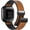 Light Brown, variant on Magnetic Leather Bands Compatible with Fitbit Versa 4/Versa 3/Sense 2/Sense Women Men, Magnetic Clasp Wristband Accessory, Adjustable Soft Replacement Fitbit SmartWatch Strap-Light Brown