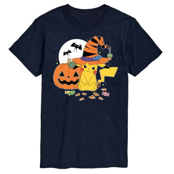 Pokémon - Witch Pikachu With Candy - Men's Short Sleeve Graphic T-Shirt