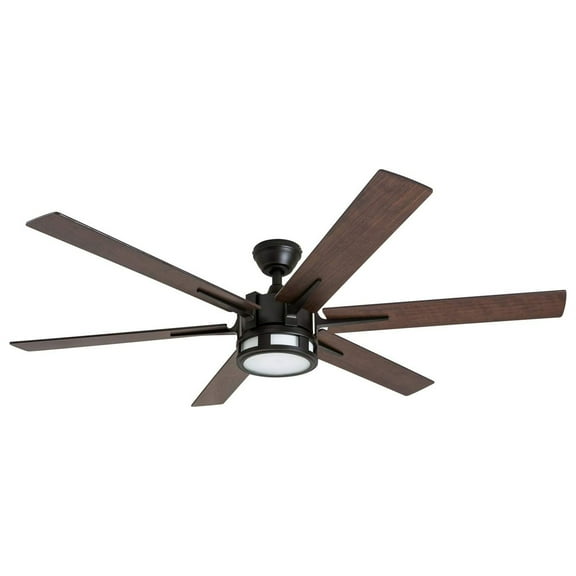 Open Box Honeywell Ceiling Fan with Quiet Motor and Remote Control, 56", Bronze