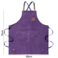 thumbnail image 5 of Reheyre Breathable Sleeveless Work Apron - Unisex, Multi-pockets Storage - Thick Cotton Cross Back Kitchen Apron for Home, 5 of 8
