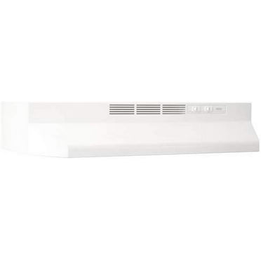 Broan-NuTone, White Broan 413001 ADA Capable Non-Ducted Under-Cabinet Range Hood, 30-Inch