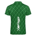 thumbnail image 5 of Polo de Travail Vert en Polyester Trèfle Trèfle Col Saint-Patrick pour Hommes, Mode Décontractée pour Hommes Saint-Patrick Impression Numérique 3D Col à Fermeture Éclair Manches Courtes, 5 of 5