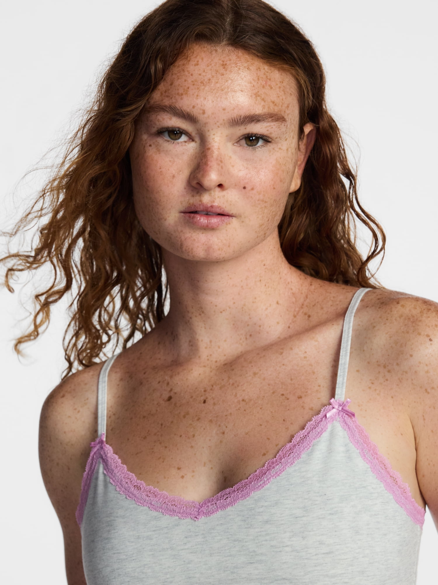 No Boundaries Sleep Lace Cami Top, Women's XXS-3X