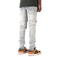 thumbnail image 3 of KDNK Men Camo Patched Jeans (Blue), 3 of 4