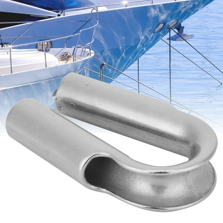 

OTVIAP 304 Stainless Steel Tube Thimble For Winch Rope Boating Accessories Stainless Steel Boat Tube Tube Thimble