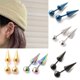 thumbnail image 2 of Set of 2 Stainless Steel Tapers Mens Earrings Piercing Jewelry Earrings Spike Stud Earrings Set Great Gift for Men Women, 2 of 4