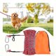 thumbnail image 1 of Correa larga para perros de 25 pies, cable de amarre para perros para exteriores, línea de sujeción para camping, patio y jardín (rojo), 1 of 7