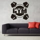 thumbnail image 2 of Etiqueta de pared con tema de gimnasio, adhesivo removible para pared para dormitorio, Li, 1 ud., 2 of 5