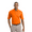Safety Orange, variant on JERZEES Hi-Vis Dri-Power Polo Sharts, 50/50 cotton/poly Safety Green jersey Man's Polo Size-L