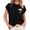 Hot Pink, variant on Palm Tree Shirt Women Cropped T Shirts For Women Knitted Tops For Women Beach Vacation Tshirts Cute Basic Tops For Women Woman Tops Casual Wrinkle Free Travel Clothes For Women