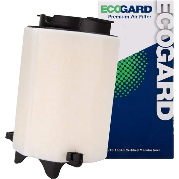 ECOGARD XA10175 Premium Engine Air Filter Fits 2011-2017 Volkswagen Jetta, 2008-2015 Seat Leon, 2014-2017 Volkswagen Caddy, 2008-2015 Audi A3
