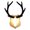 wall lamp Under $5 a3, variant on Werulen Bedside Wall Lamp,Creative Antler Shape,Soft Warm Lighting,Living Room Bedroom Decor,TV Background Wall Light,Home Indoor Wall Lighting