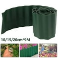 thumbnail image 1 of Green Flexible Plastic Garden Lawn Edging Decorative Fence Path Border Plant, 1 of 7