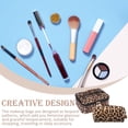 thumbnail image 2 of Billuyoard Bolsas de maquillaje de belleza Diseño de patrón de leopardo Organizador de artículos de tocador de gran capacidad Paquete de suave Almacenamiento y organización del hogar Tipo3, 2 of 6