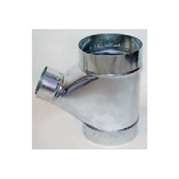 Gray Metal Products 3603021 7 x 7 x 3 in. Galvanized Connector Wye Pipe