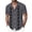 Dark Gray, variant on Men's Silky Smooth Short Sleeve Button-Up Shirt for Special Nights