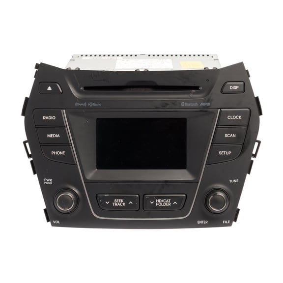 Restored 20132016 Hyundai Santa FE AM FM Radio XM Bluetooth CD MP3 Player 961804Z1014X (Refurbished)
