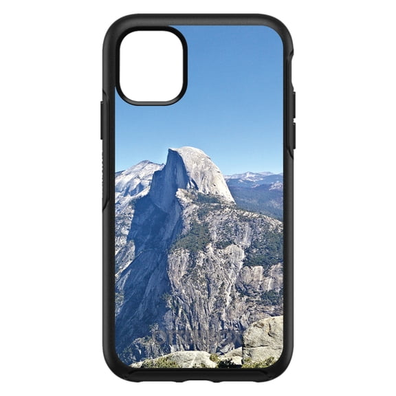 DistinctInk OtterBox Symmetry Custom Case for Apple iPhone 15 (6.1" Screen) - Yosemite Half Dome - Lightweight Grip