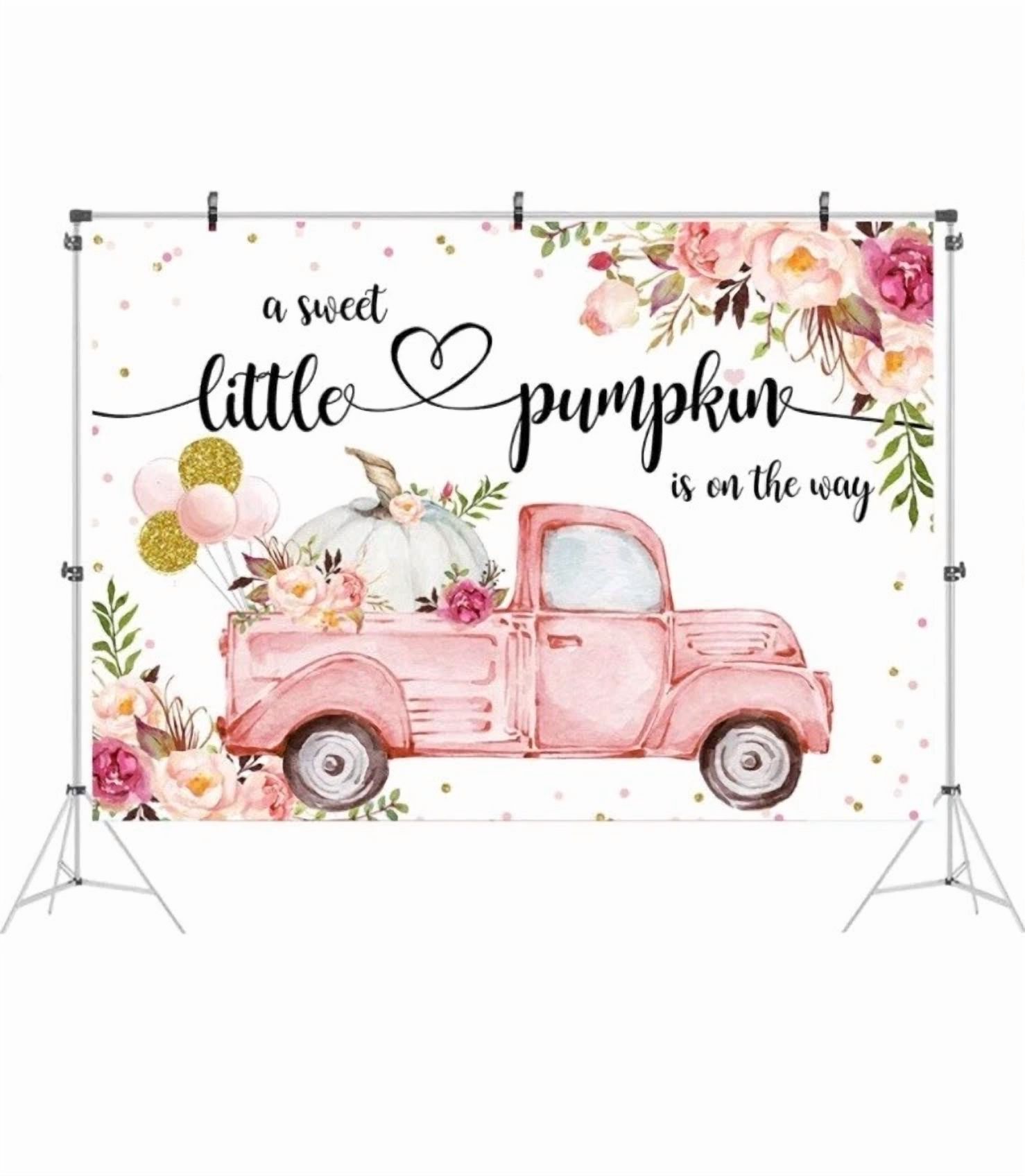 BUTTERFLY- Ticuenicoa 7X5Ft A Little Sweet Pumpkin Is On The Way Photography Backdrop For B