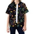 thumbnail image 4 of WOYY Short Sleeve Shirt for Boys Summer Casual Beach Button Down Shirt Top, Sizes 3-15, 4 of 6