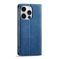 thumbnail image 5 of Allytechgroup Flip Wallet Phone Case for iPhone 16 with Credit Card Slot, RFID Blocking PU Leather Kickstand Shockproof Full Body Protective for Apple iPhone 16, Blue, 5 of 7
