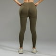 thumbnail image 4 of TIANZEN High Waist Seamless Yoga Pants For Lifting Workout Leggings Non See Through Fitness Running Compression Pants Womens Tall Yoga Pants 36 Inseam, 4 of 5