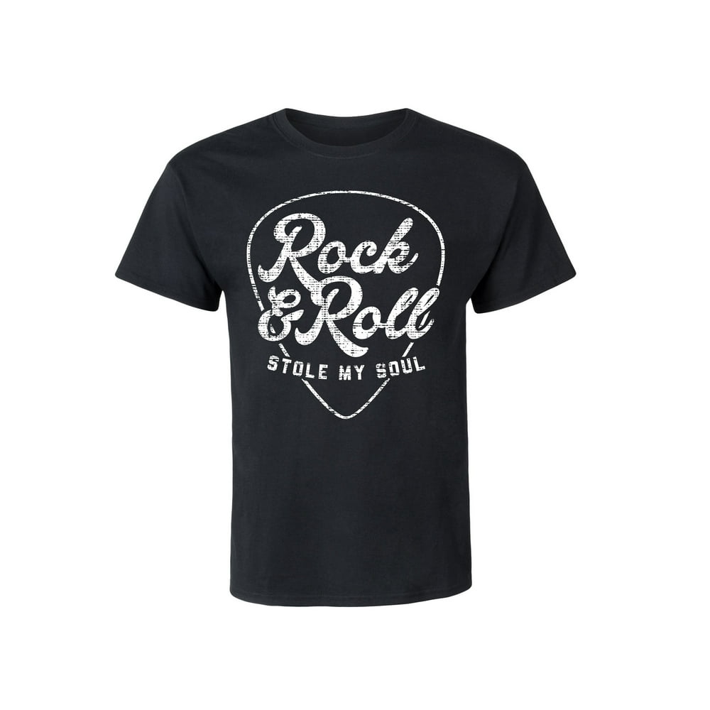 Rock And Roll Stole My Soul, Guitar Pick Men's Short Sleeve Graphic T