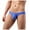 Blue, variant on Mens Underwear Men's Underwear Low Waist Fashion Color Stripes Comfortable Erotic Panties
