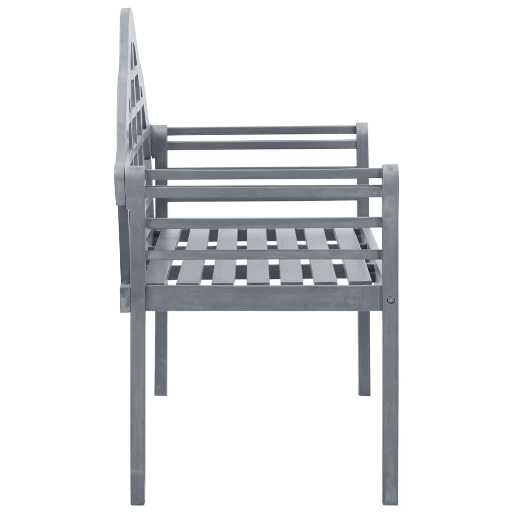 Kepooman Garden Bench, Indoor Outdoor Acacia Wood Bench with Backrest and Armrests Kepooman Garden Bench, Indoor Outdoor Acacia Wood Bench with Backrest and Armrests